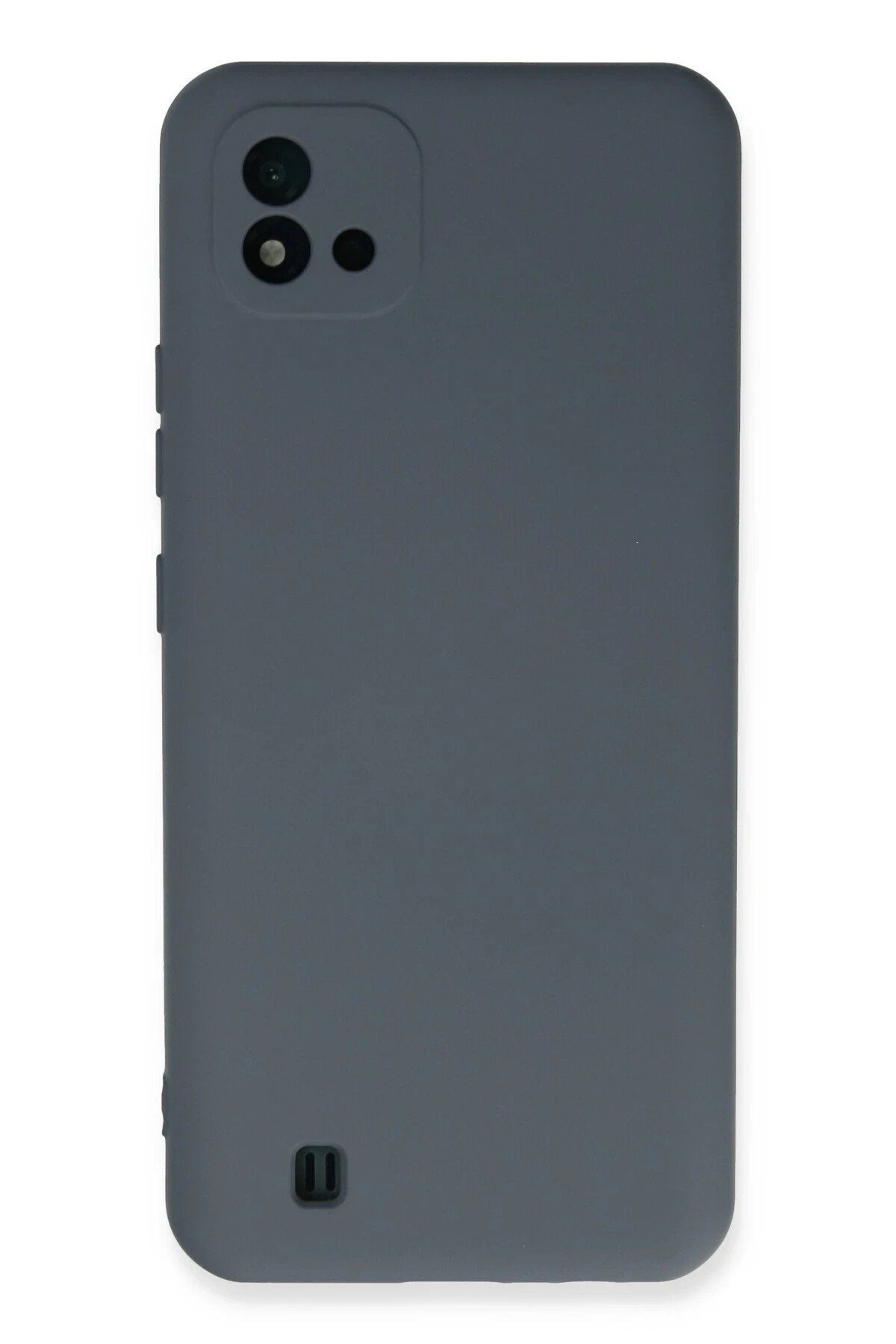 CepteToptan Newface Realme C11 2021 Kılıf Nano içi Kadife Silikon - Gri