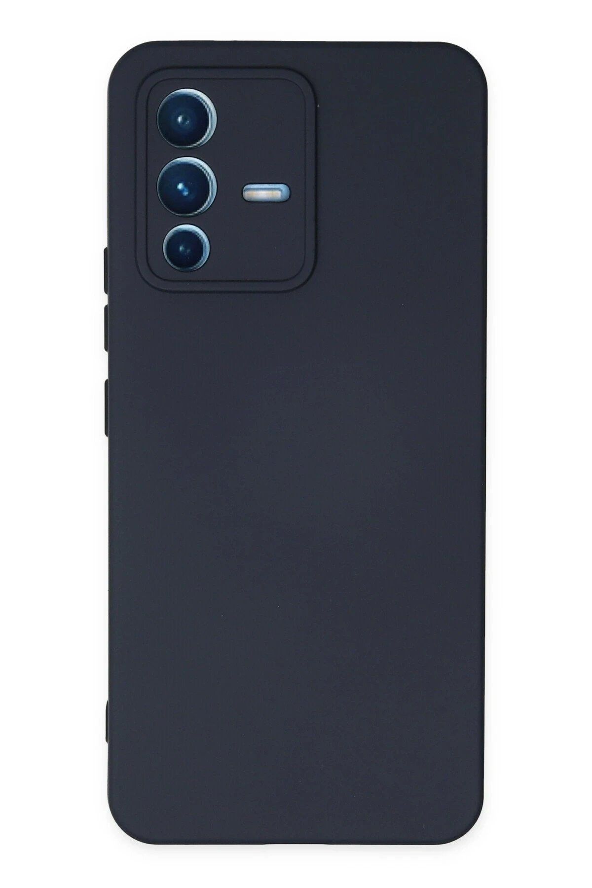 CepteToptan Newface Vivo V23 5G Kılıf Nano içi Kadife Silikon - Lacivert