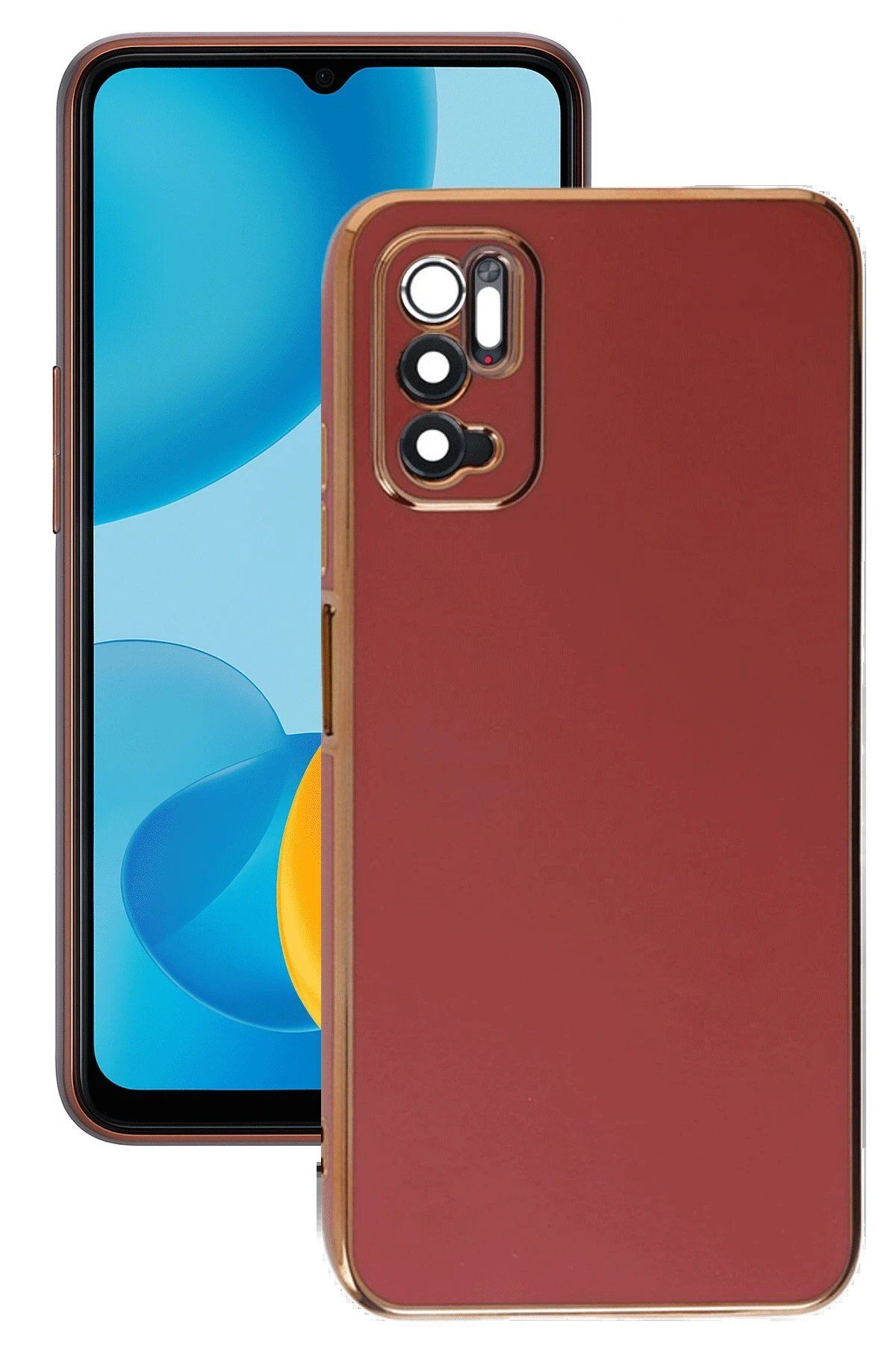 CepteToptan Newface Xiaomi Redmi Note 11 SE Kılıf Volet Silikon - Kırmızı