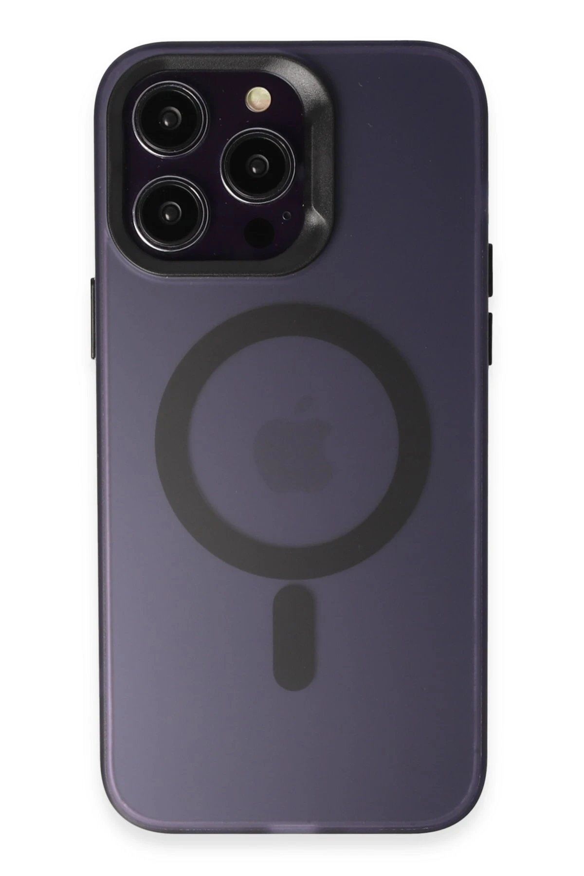 Balesso Joko Iphone 14 Pro Max Kılıf Mateks Magsafe Kapak - Derin Mor