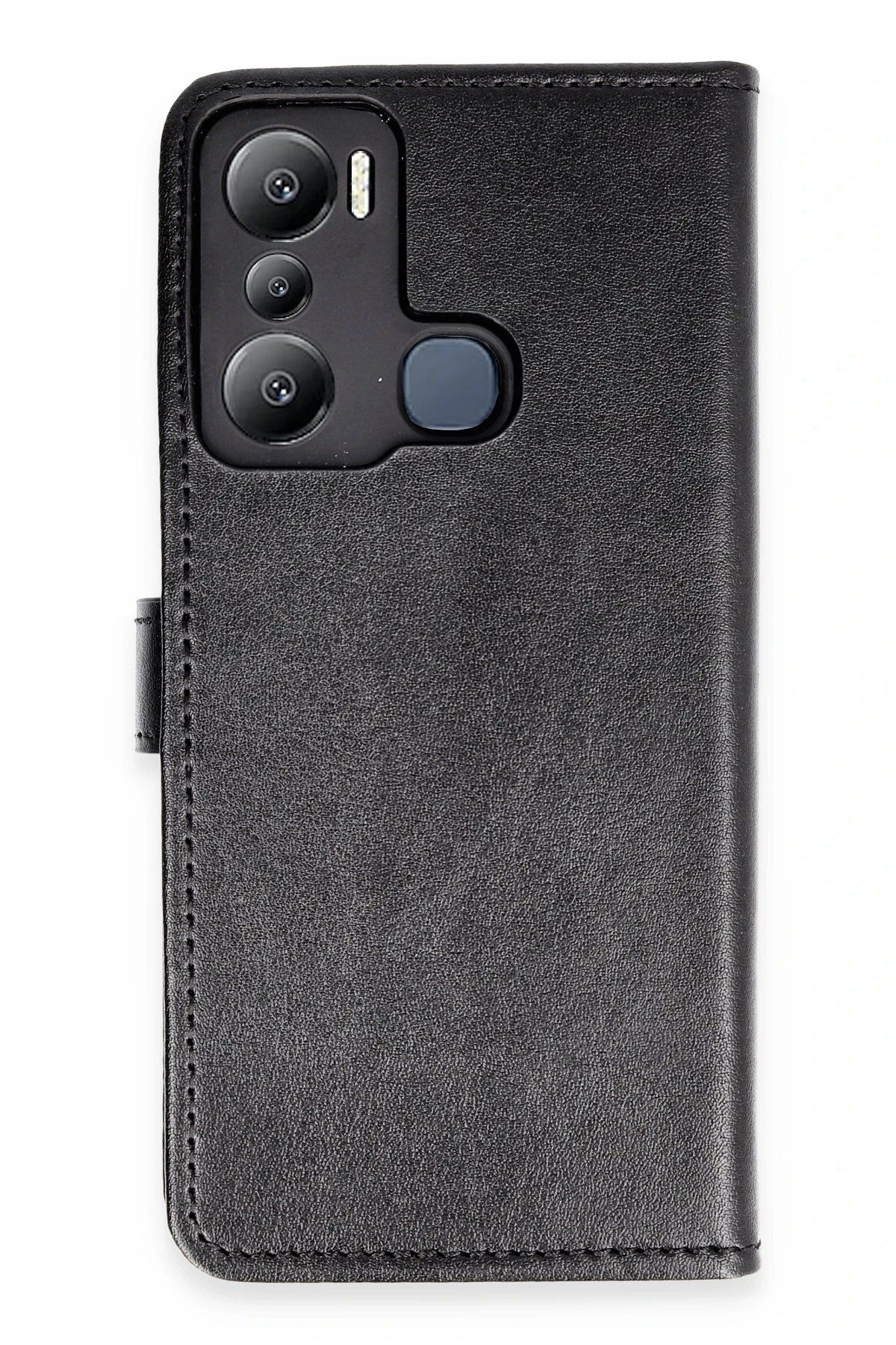 CepteToptan Newface İnfinix Hot 20i Kılıf Trend S Plus Kapaklı Kılıf - Siyah