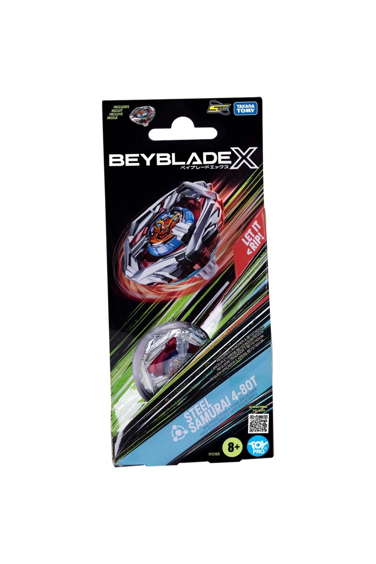 TOYFEST Beyblade Top Steel Samurai 4-80T