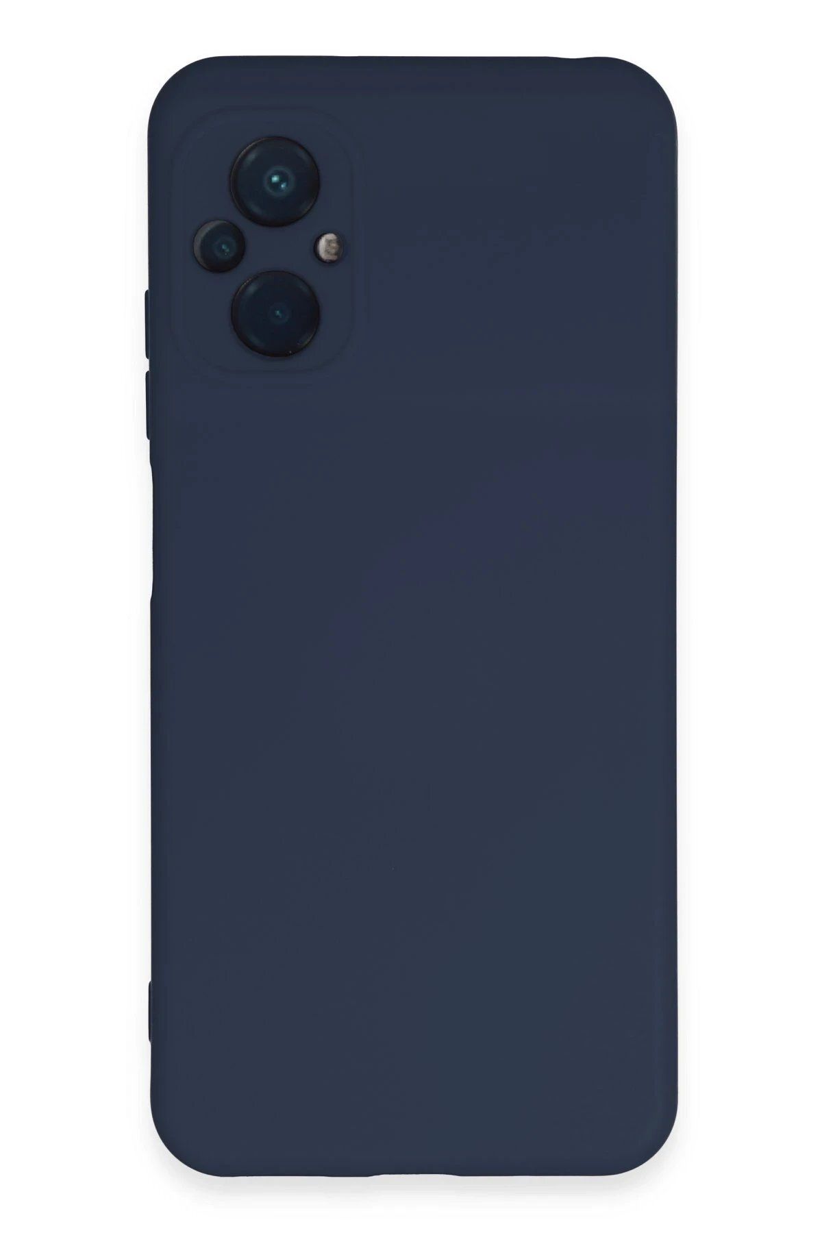 CepteToptan Newface Xiaomi Poco M5 Kılıf Nano içi Kadife Silikon - Lacivert