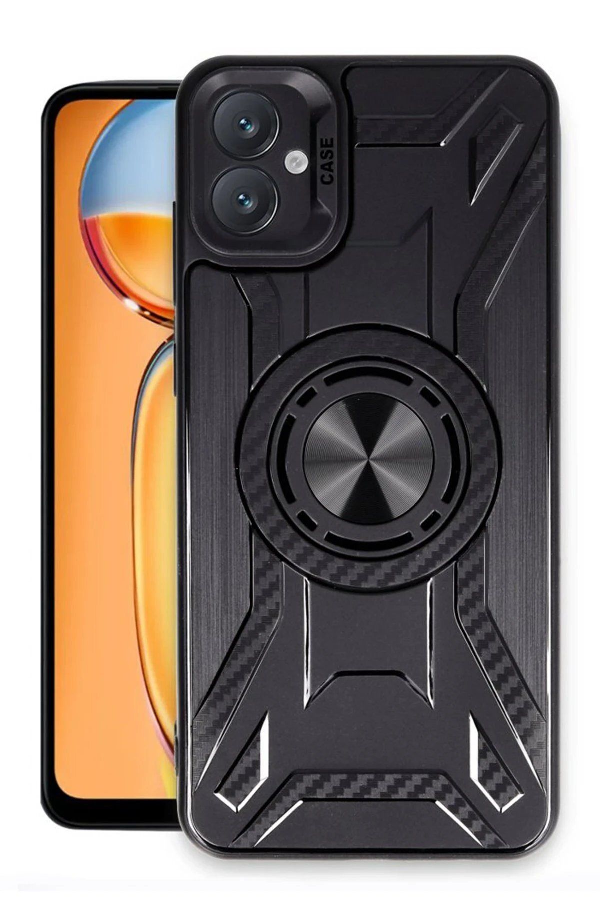 CepteToptan Newface Samsung Galaxy A05 Kılıf Lincoln Silikon - Siyah