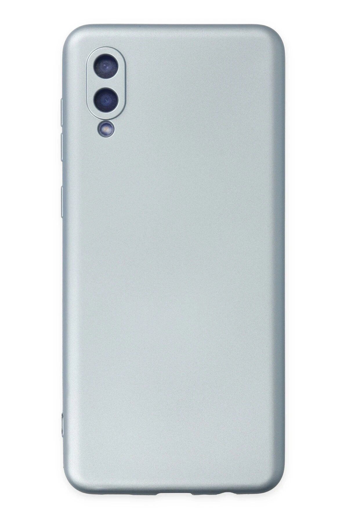 CepteToptan Newface Samsung Galaxy A02 Kılıf Nano içi Kadife Silikon - Sky Blue