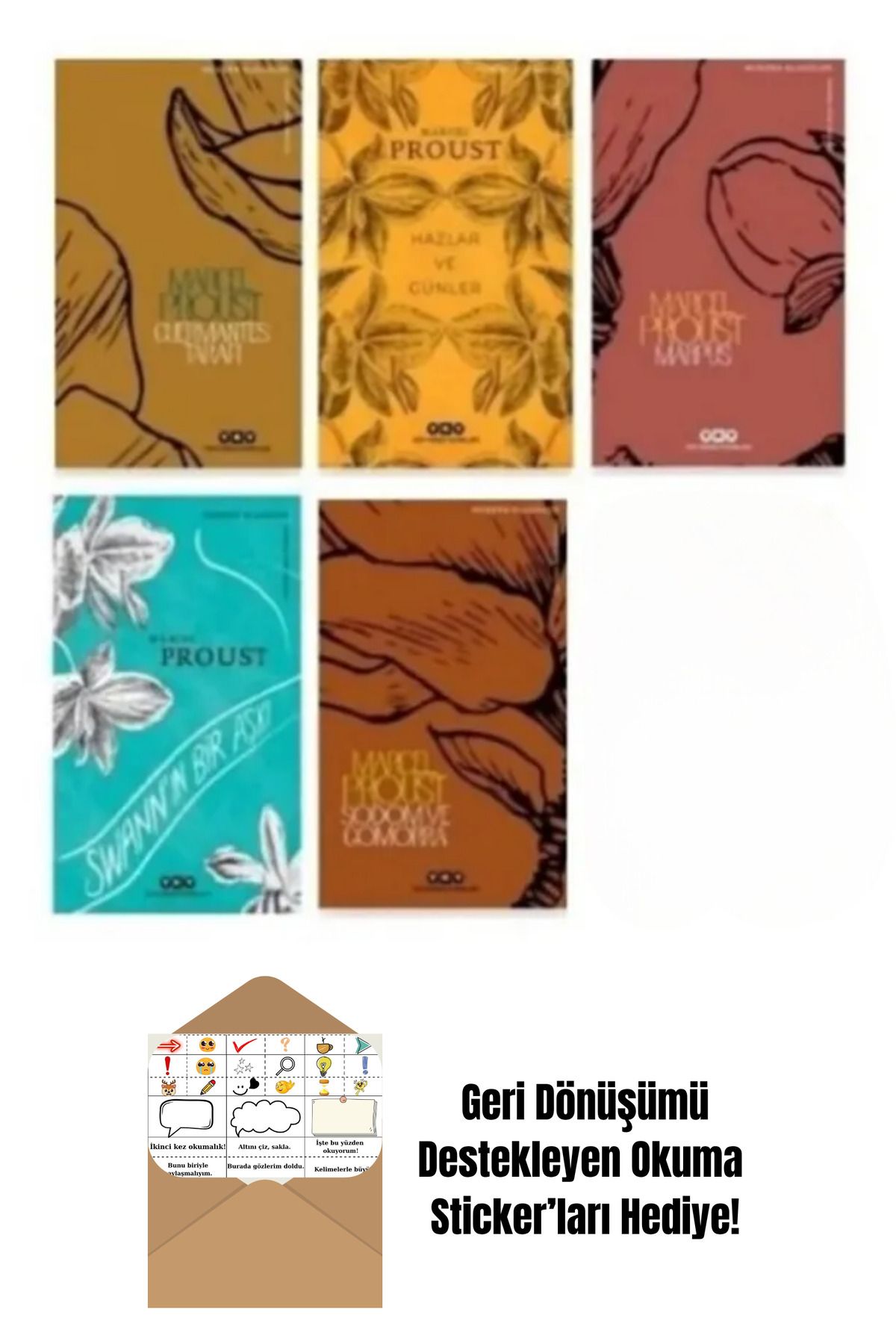 Yapı Kredi Yayınları Kimsecik Serisi 3 Kitap Set + Okuma Sticker'ları