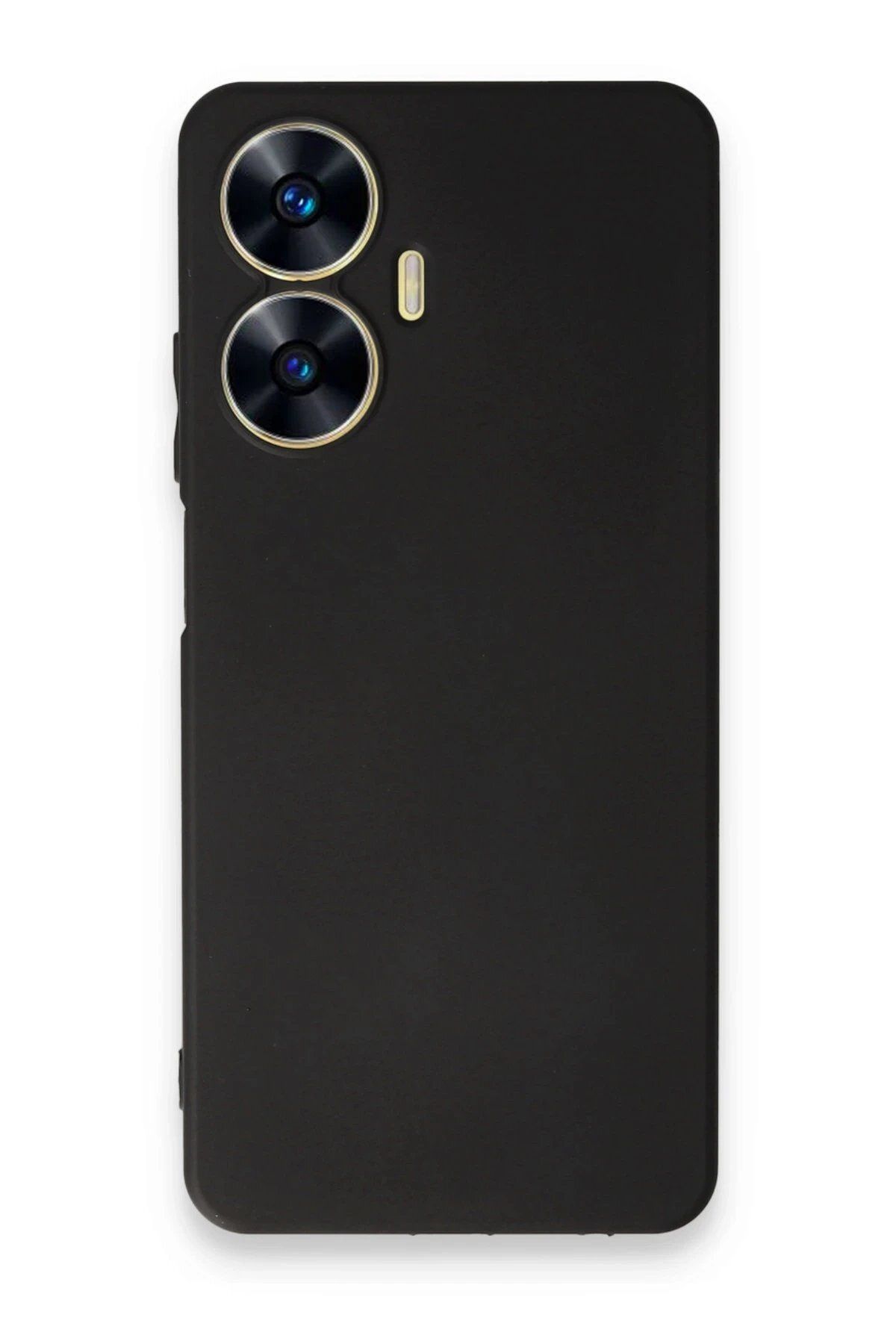 CepteToptan Newface Realme C55 Kılıf First Silikon - Siyah