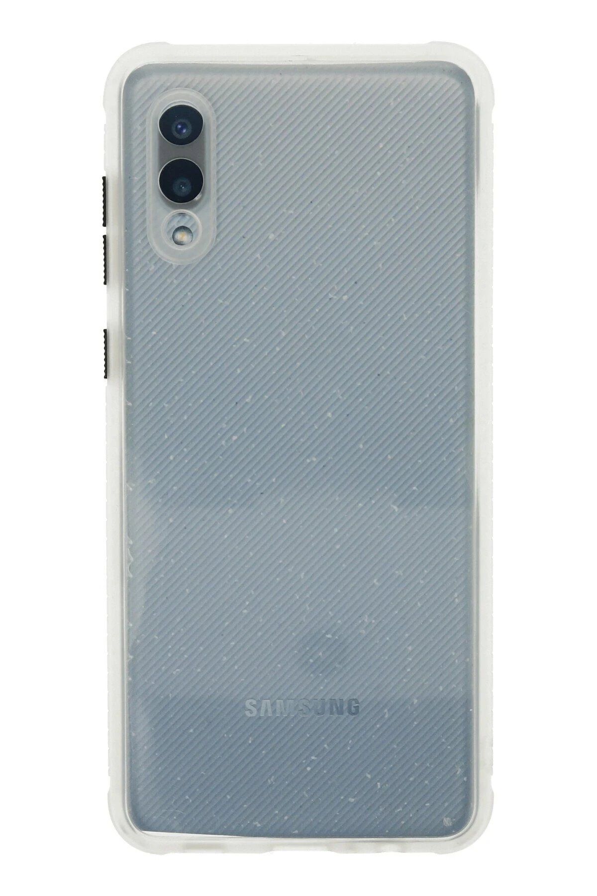CepteToptan Newface Samsung Galaxy A02 Kılıf Miami Şeffaf Silikon - Şeffaf