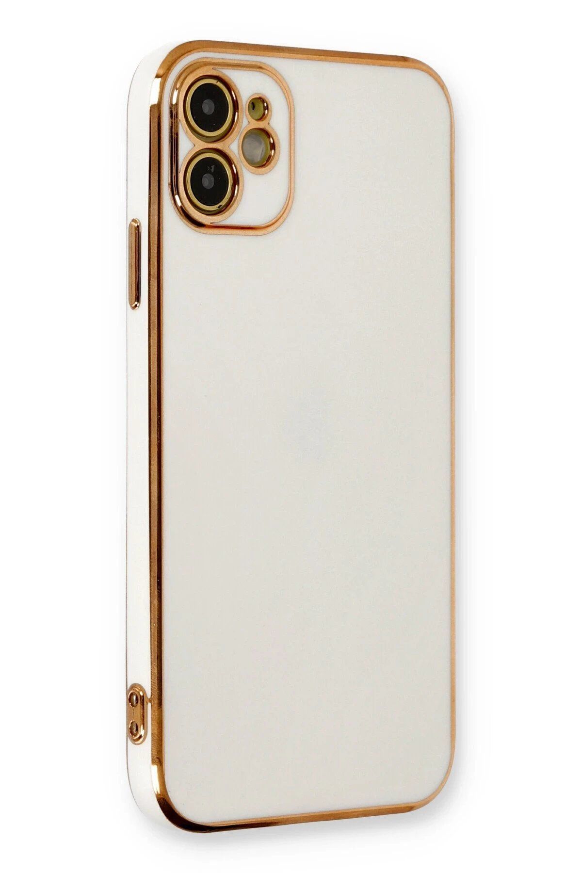 CepteToptan Newface iPhone 11 Kılıf Volet Silikon - Beyaz
