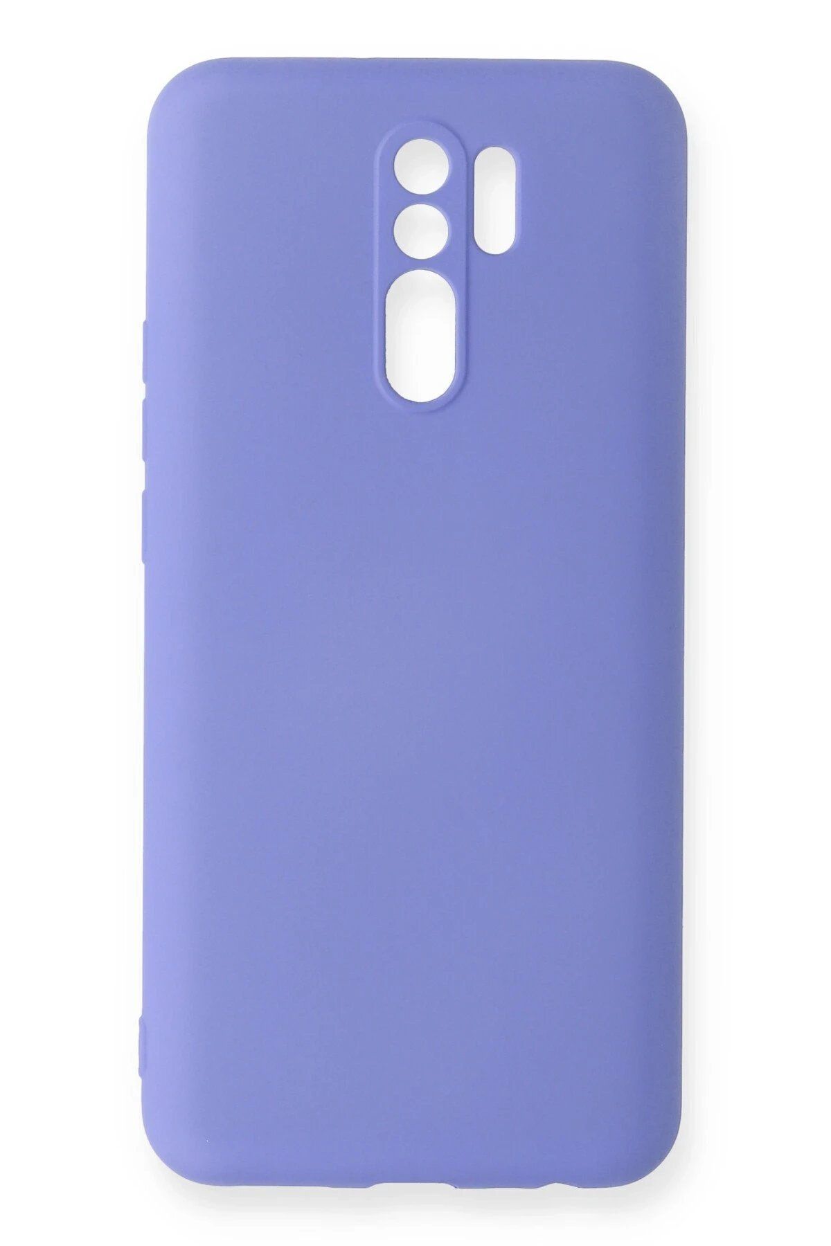 CepteToptan Newface Xiaomi Redmi 9 Kılıf Nano içi Kadife Silikon - Lila