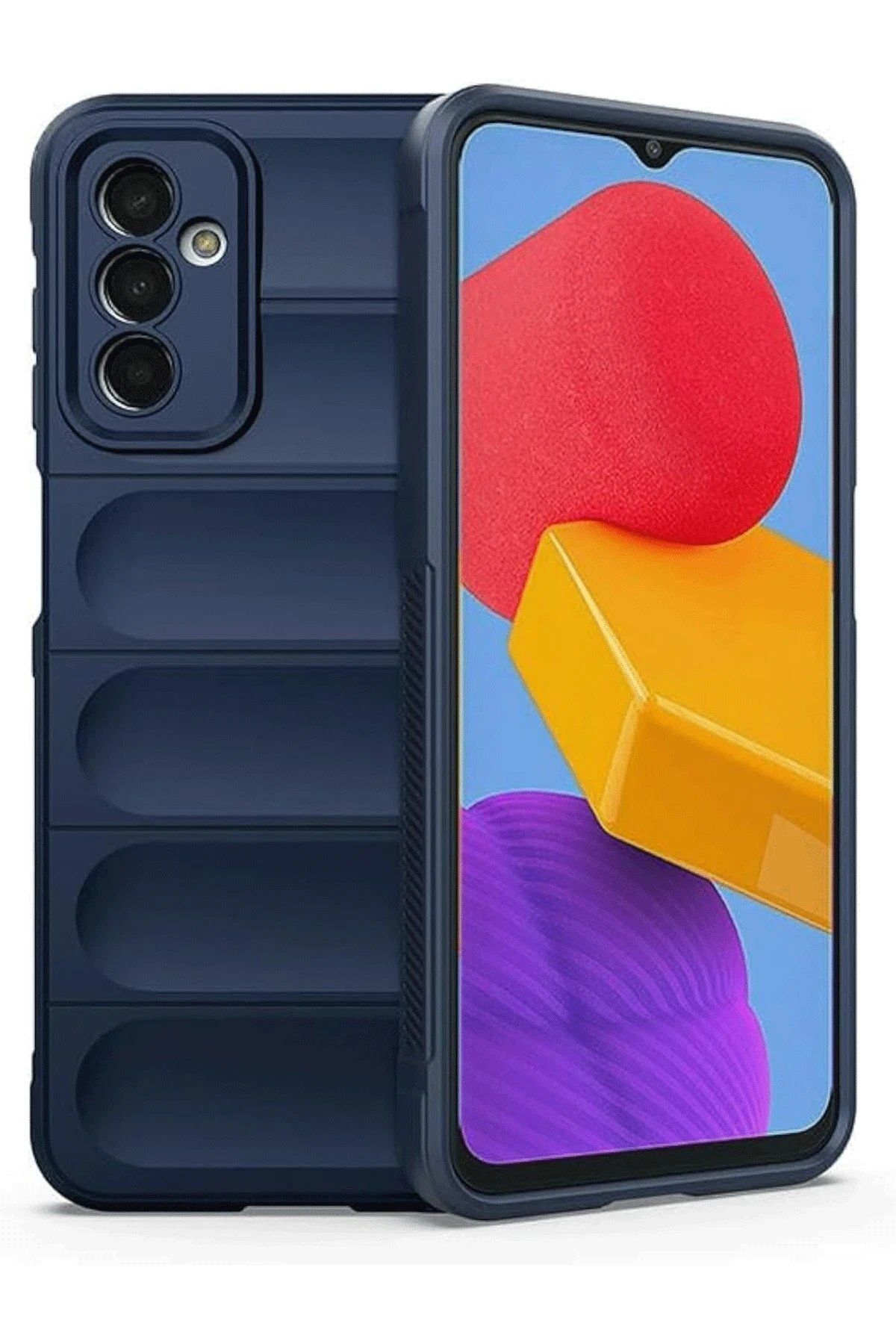 CepteToptan Newface Samsung A36 Kılıf Optimum Silikon - Lacivert
