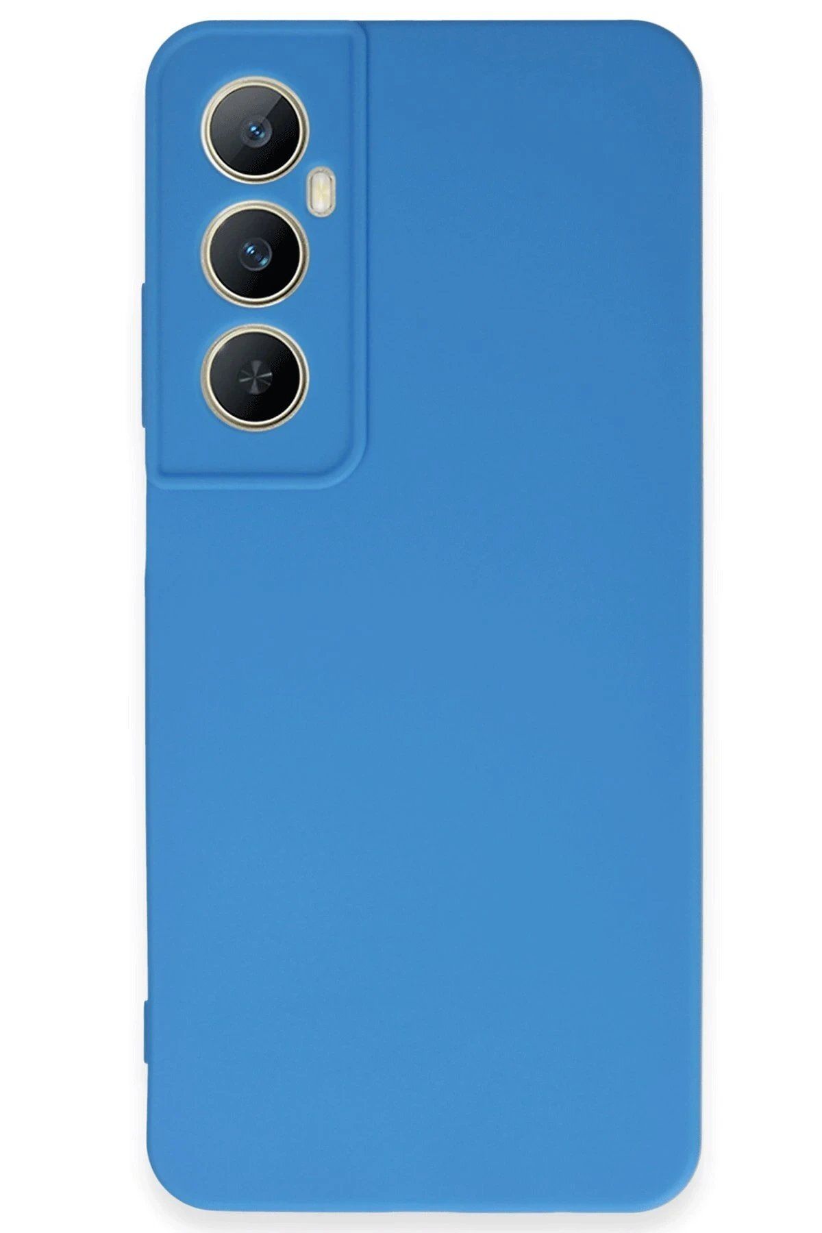 CepteToptan Newface Realme C65 Kılıf First Silikon - Mavi