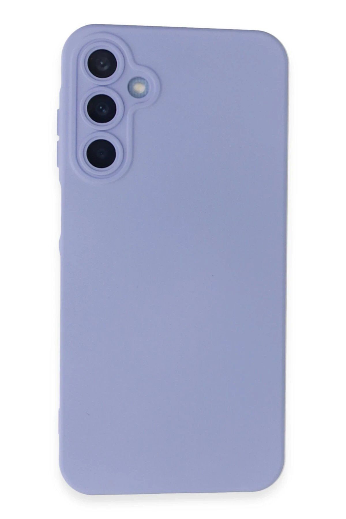 CepteToptan Newface Samsung Galaxy A25 5G Kılıf Nano içi Kadife Silikon - Lila