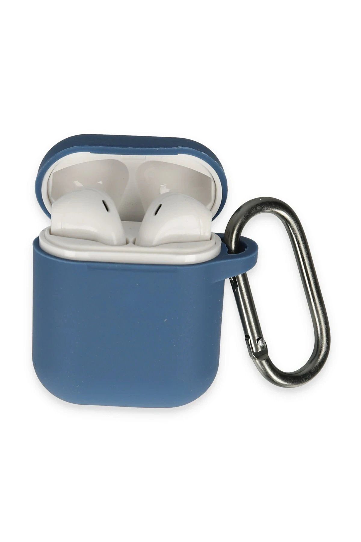 CepteToptan Newface Airpods 2 (2.nesil) Hang Kılıf - Lacivert