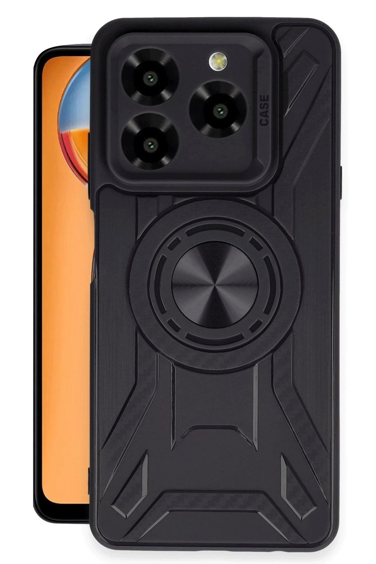 CepteToptan Newface General Mobile Era 30 Kılıf Lincoln Silikon - Siyah