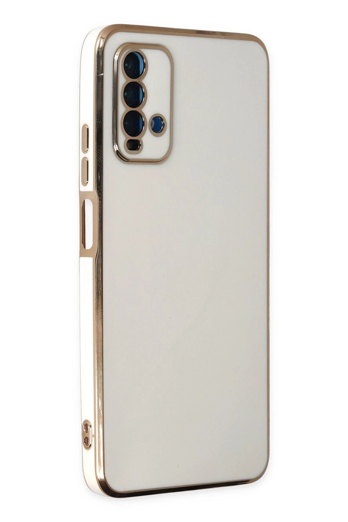 CepteToptan Newface Xiaomi Redmi 9T Kılıf Volet Silikon - Beyaz