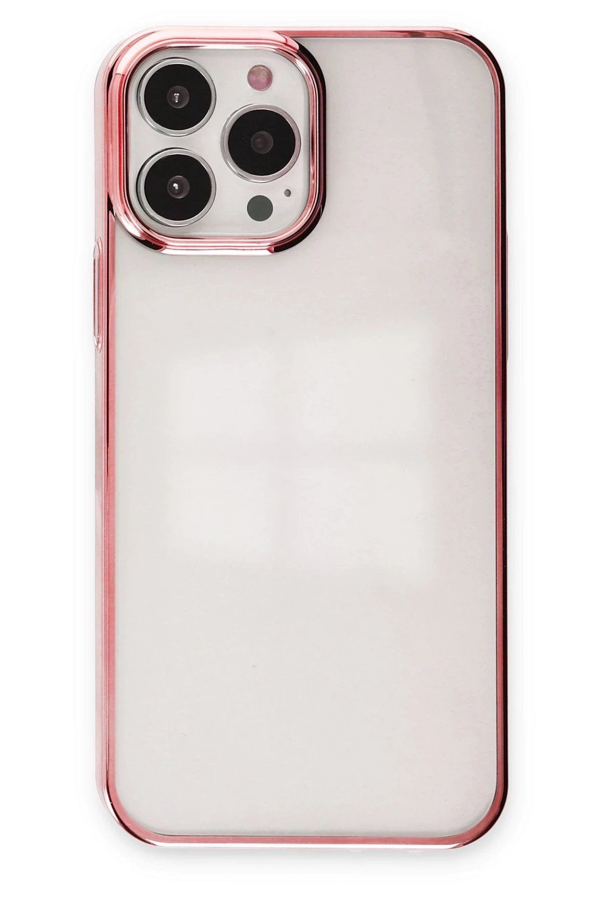 CepteToptan Newface iPhone 13 Pro Kılıf Element Silikon - Pembe