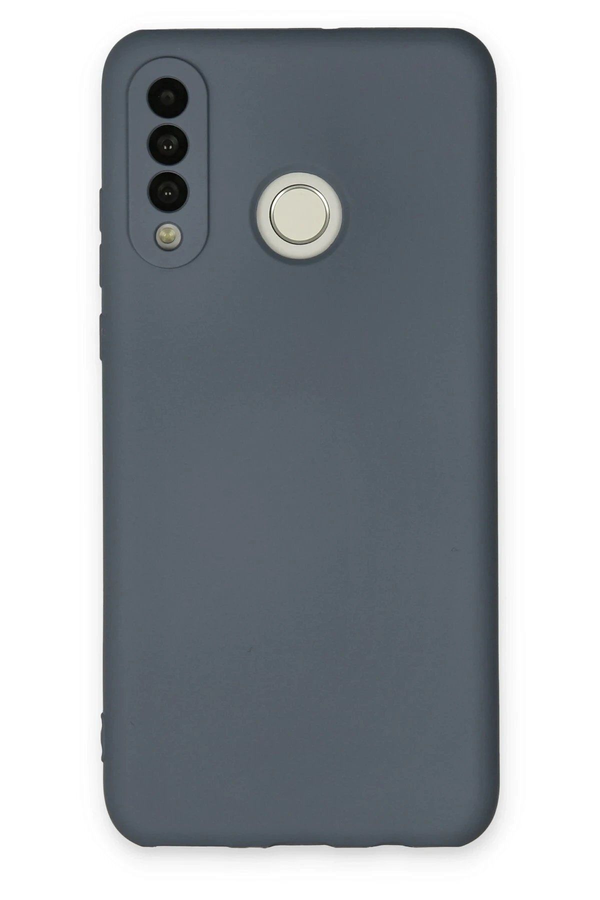 ENEFENDİ Newface Huawei P30 Lite Kılıf Nano içi Kadife Silikon - Gri