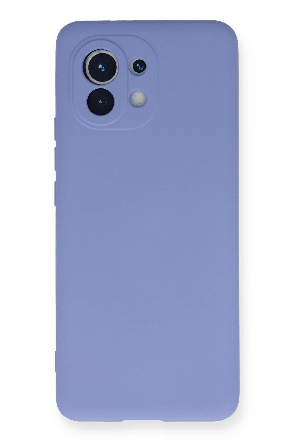 CepteToptan Newface Xiaomi Mi 11 Kılıf Nano içi Kadife Silikon - Lila
