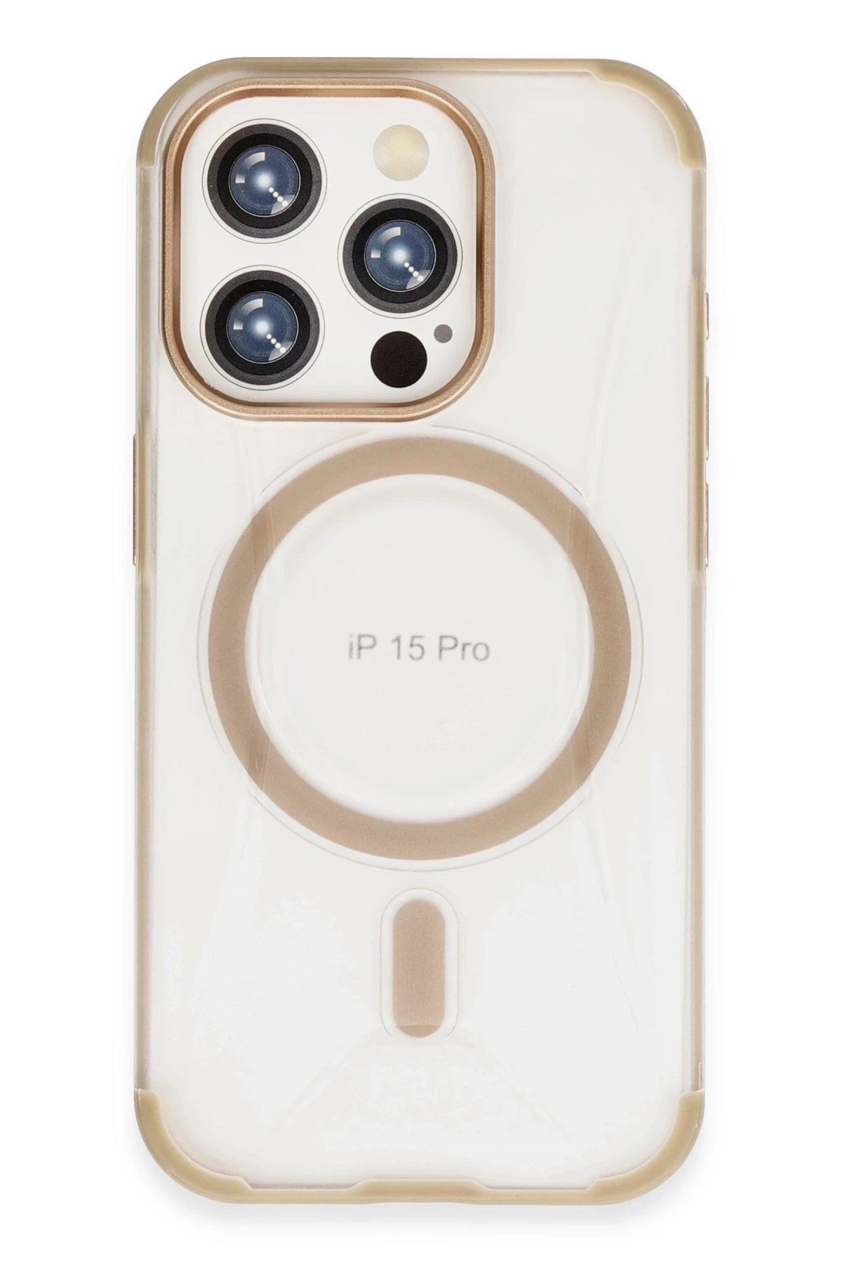 CepteToptan Joko iPhone 15 Pro Max Hilton Magsafe Kapak - Gold