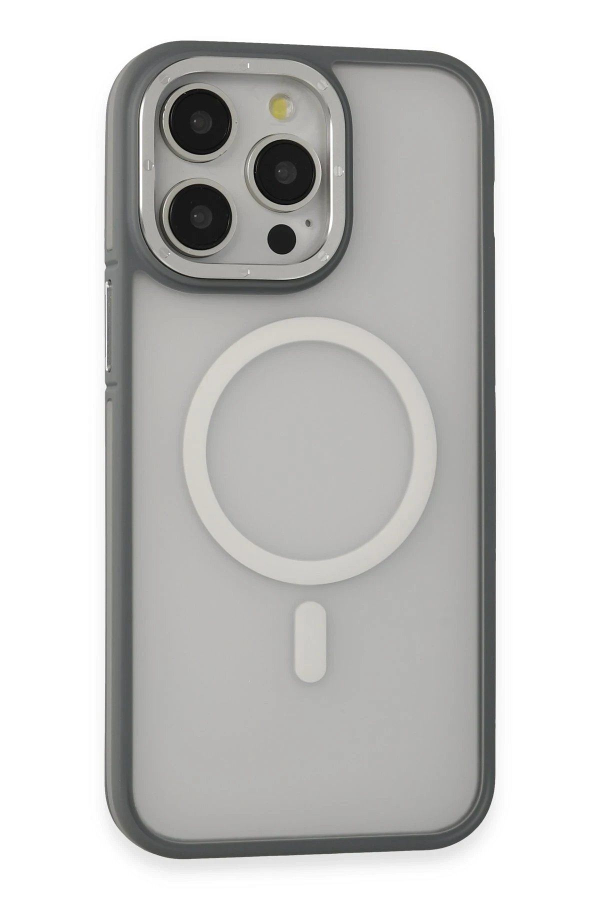 Balesso Joko Iphone 14 Pro Max Kılıf Rocky Magsafe Kapak - Gümüş