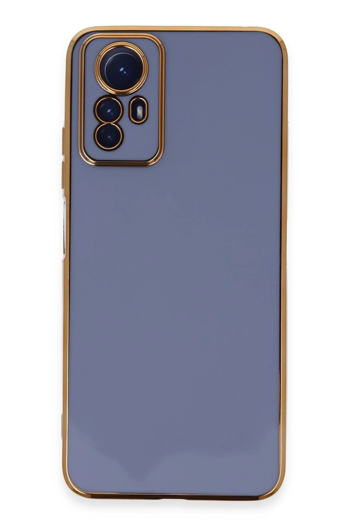 CepteToptan Newface Xiaomi Redmi Note 12S Kılıf Volet Silikon - Mavi