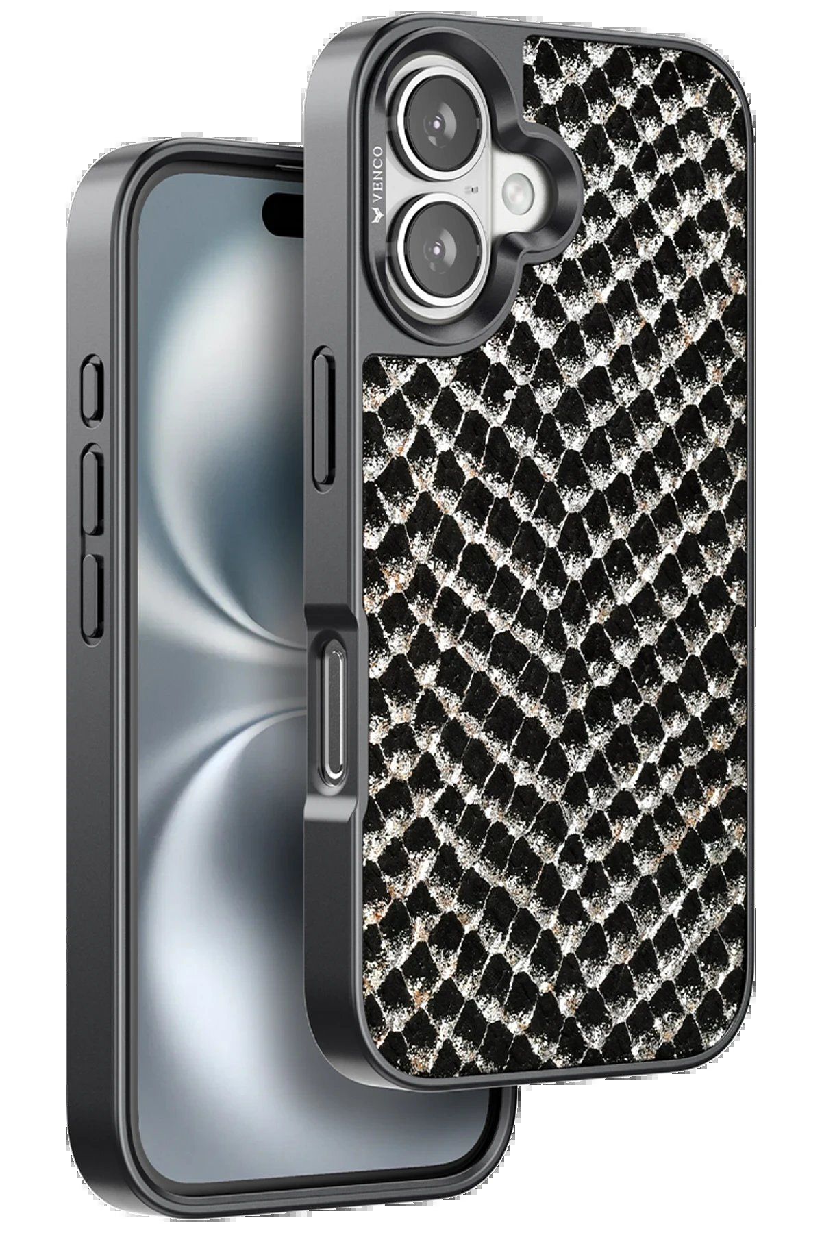 ENEFENDİ Venco iPhone 16 Viper Kapak - Siyah