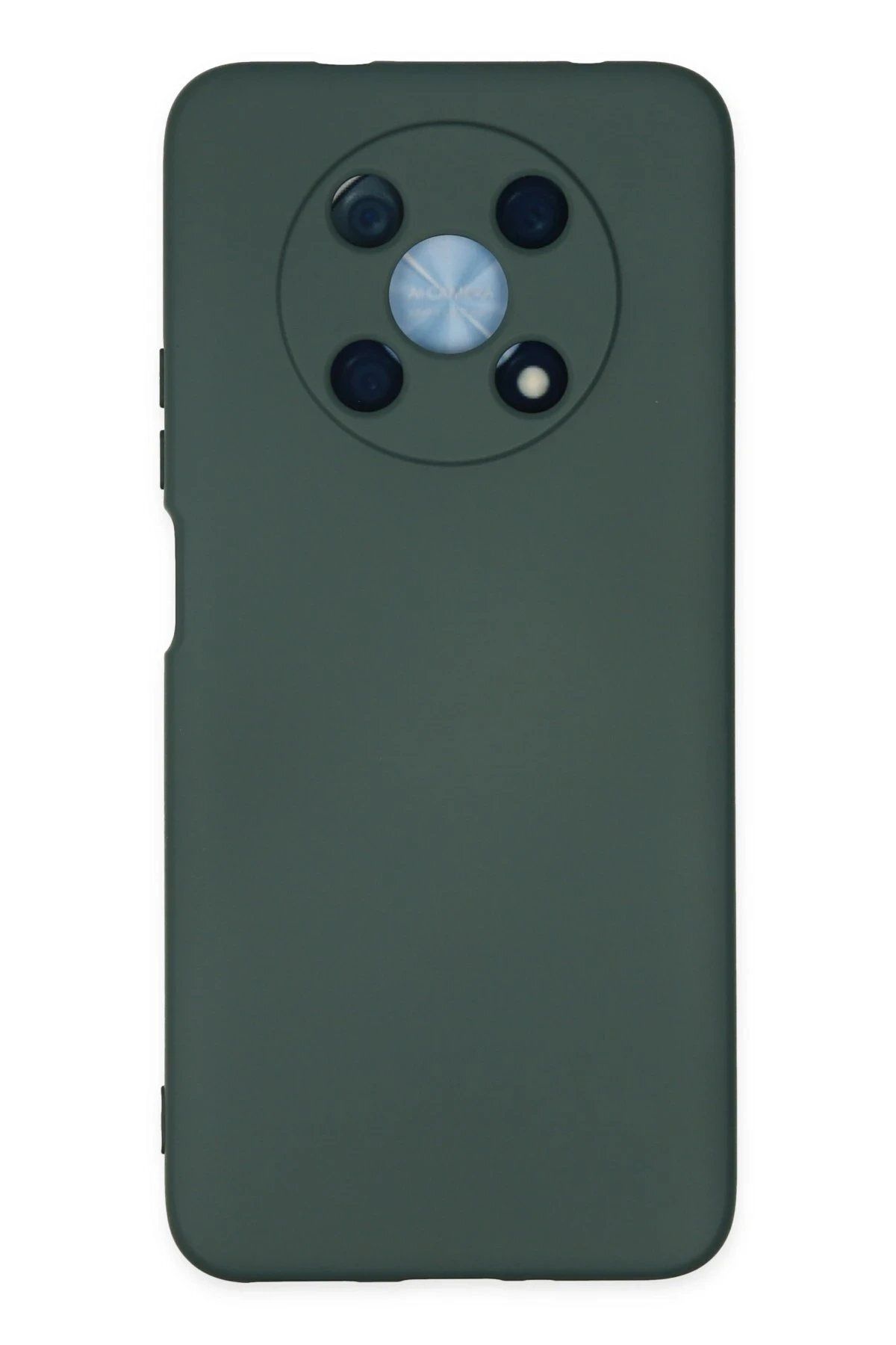 CepteToptan Newface Huawei Nova Y90 Kılıf Nano içi Kadife Silikon - Koyu Yeşil