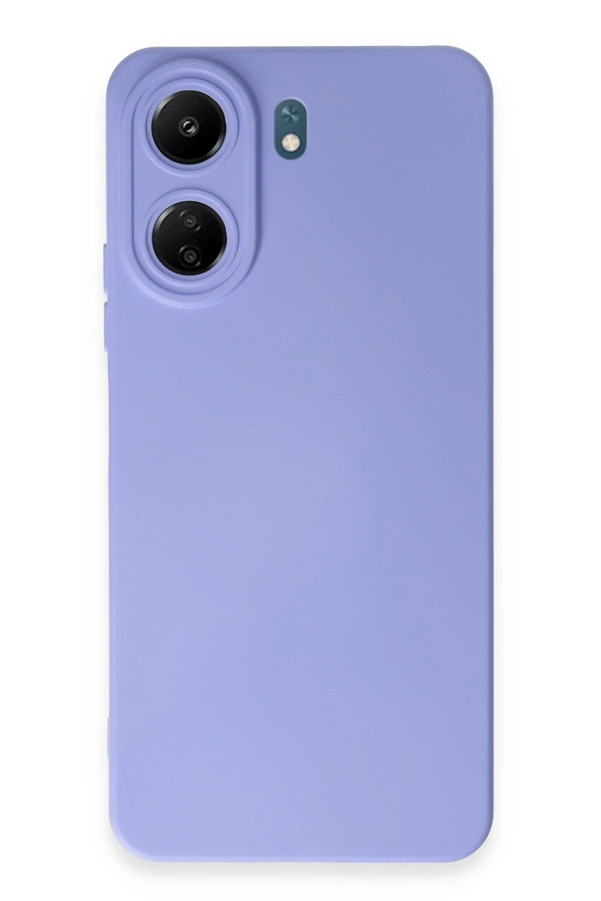 Toptan Bulurum Newface Xiaomi Redmi 13C Kılıf Nano içi Kadife Silikon - Lila
