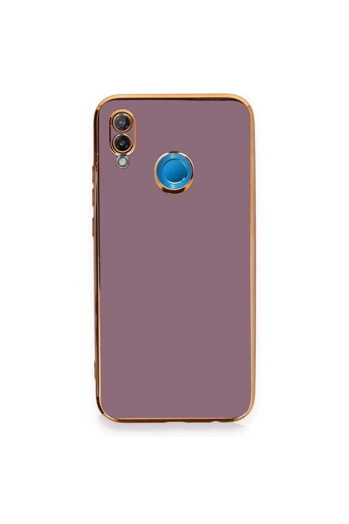 CepteToptan Newface Huawei P20 Lite Kılıf Volet Silikon - Mor