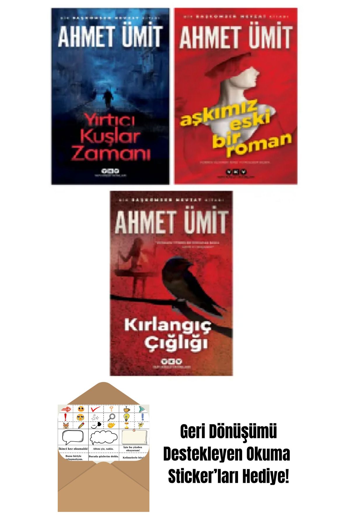 Yapı Kredi Yayınları Akçasazın Ağaları 2 Kitap Set + Okuma Sticker'ları