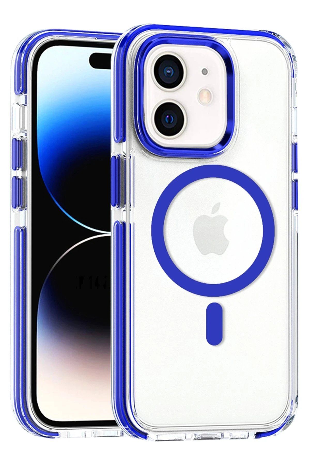 CepteToptan Joko iPhone 11 Bella Magsafe Kapak - Mavi