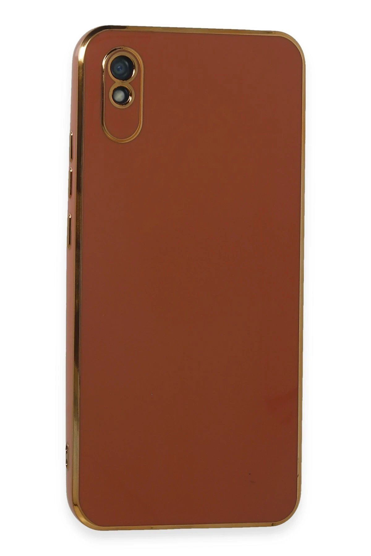 CepteToptan Newface Xiaomi Redmi 9A Kılıf Volet Silikon - Kırmızı