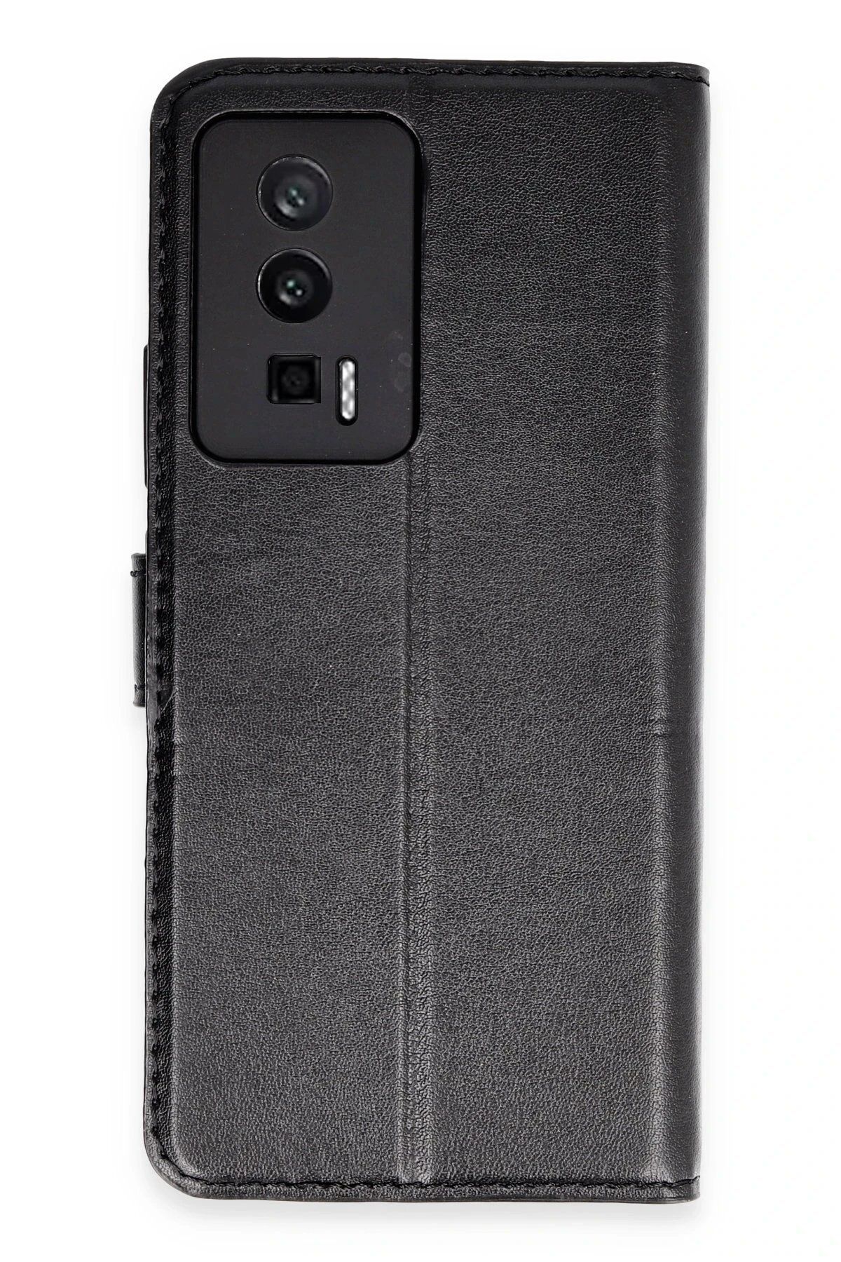 CepteToptan Newface Xiaomi Poco F5 Pro Kılıf Trend S Plus Kapaklı Kılıf - Siyah