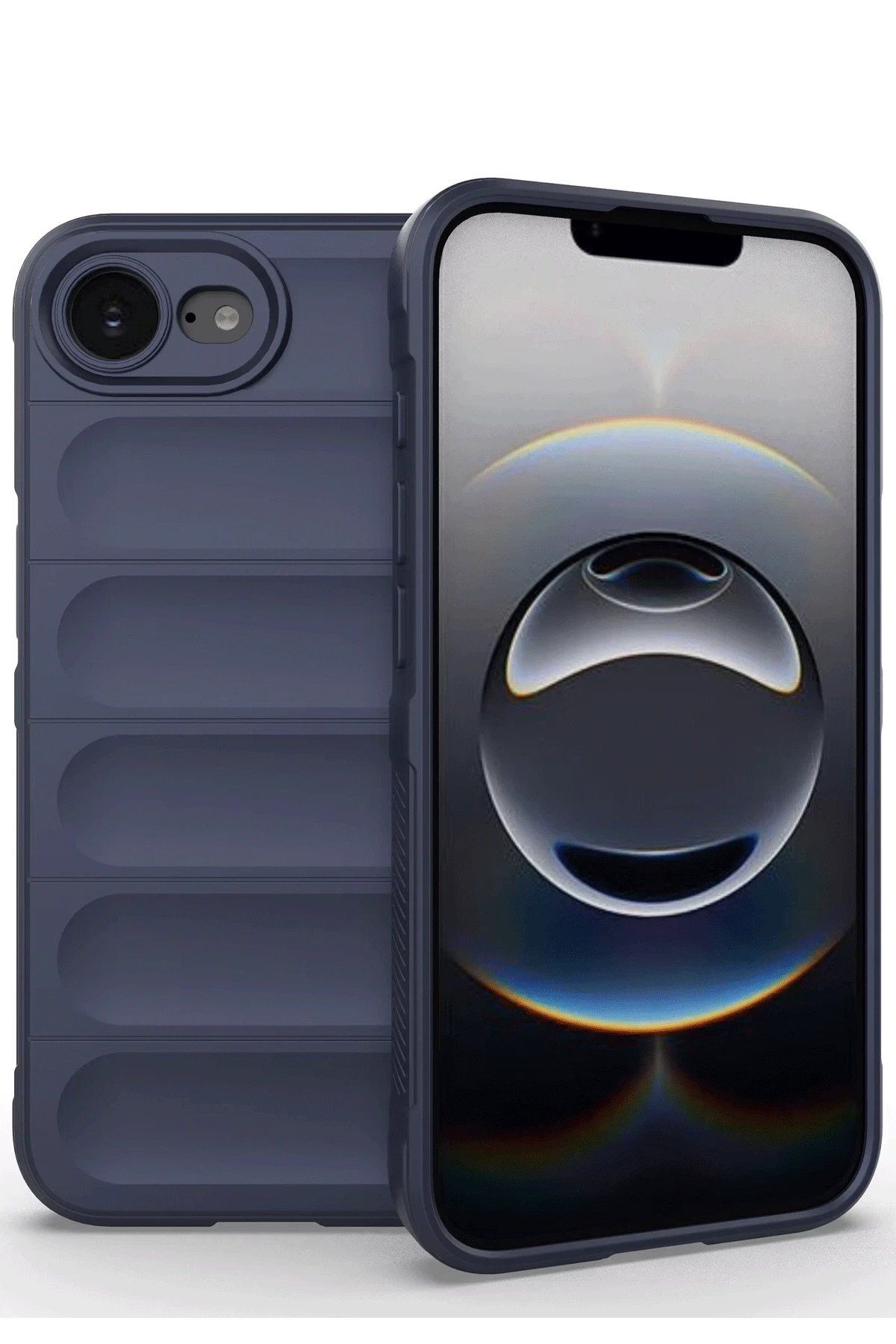 CepteToptan Newface iPhone 16E Kılıf Optimum Silikon - Lacivert