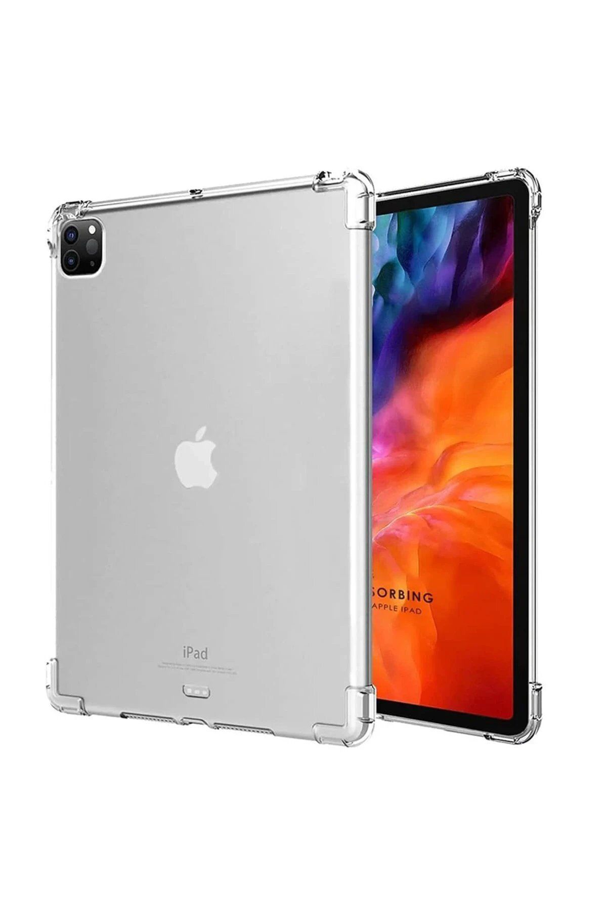Toptan Bulurum Newface iPad Pro 11 (2018) Kılıf Anti Şeffaf Tablet Silikon - Şeffaf