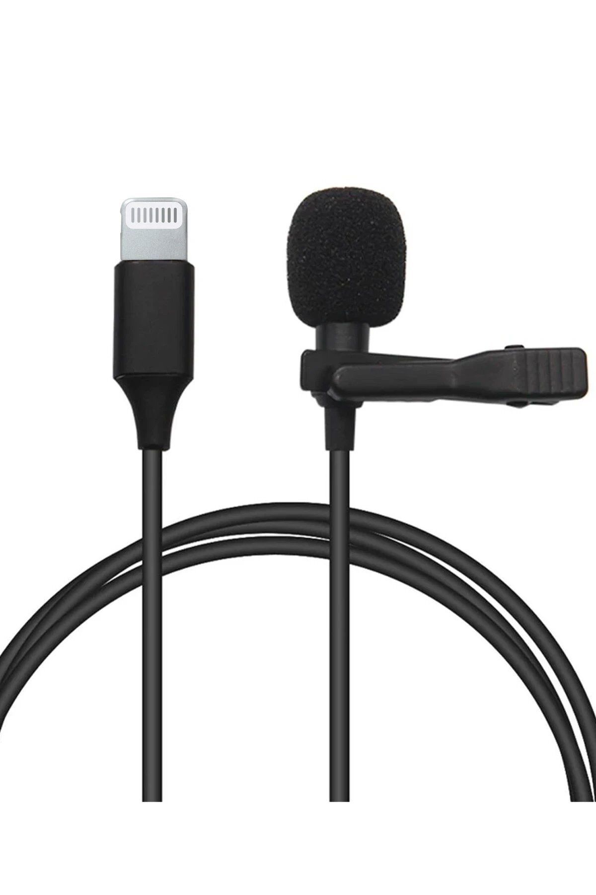 CepteToptan Lightning 2 Metre Double Mikrofon - Siyah