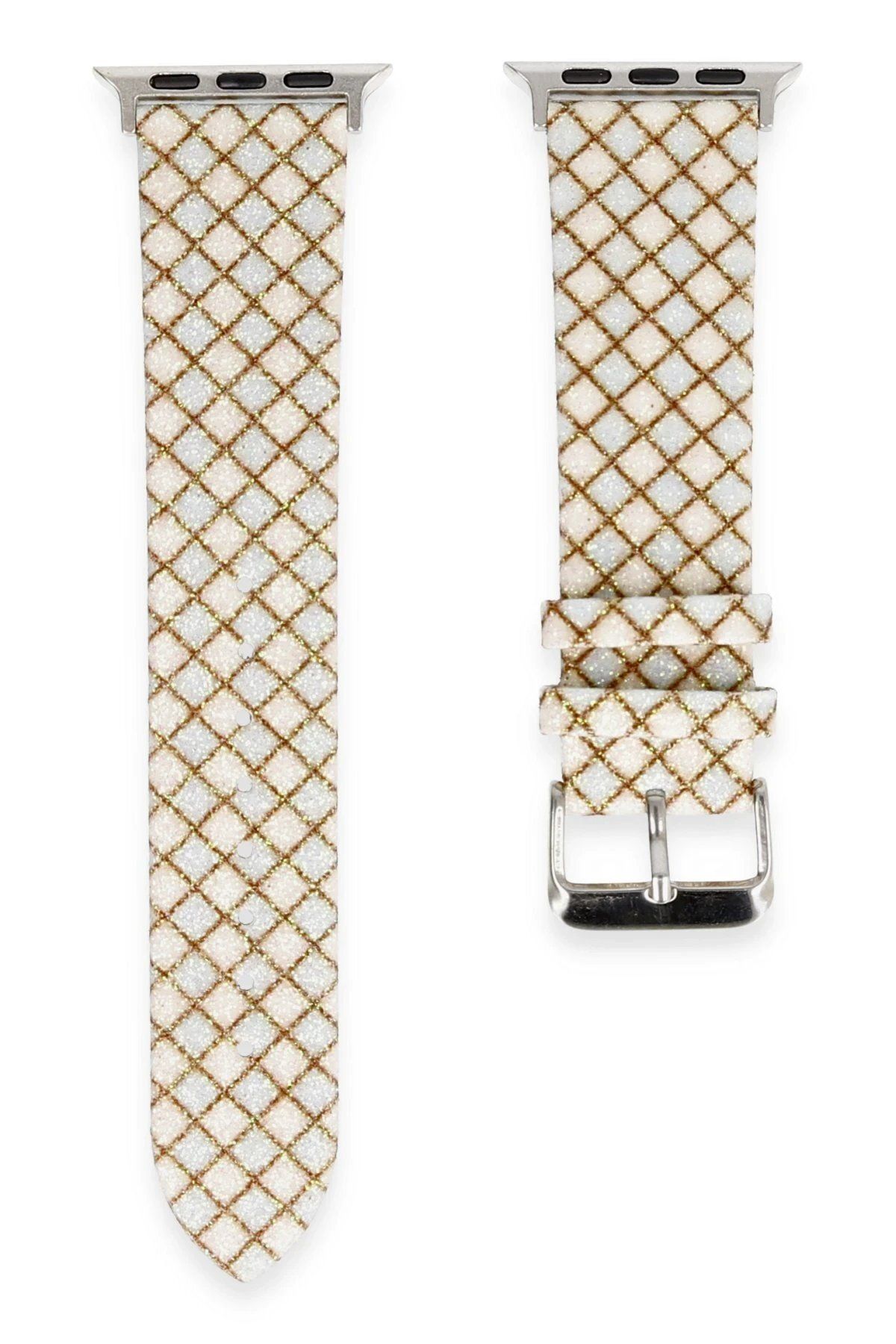CepteToptan Newface Apple Watch 42mm Uyumlu  Motif Kordon - Mavi