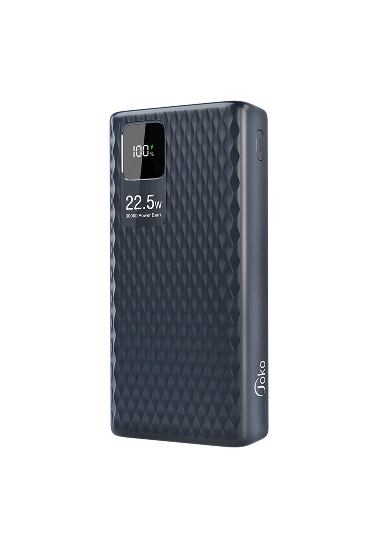 Toptan Bulurum Konfulon A26Q Powerbank 30.000 mAh PD 20W Hızlı Şarj - Siyah