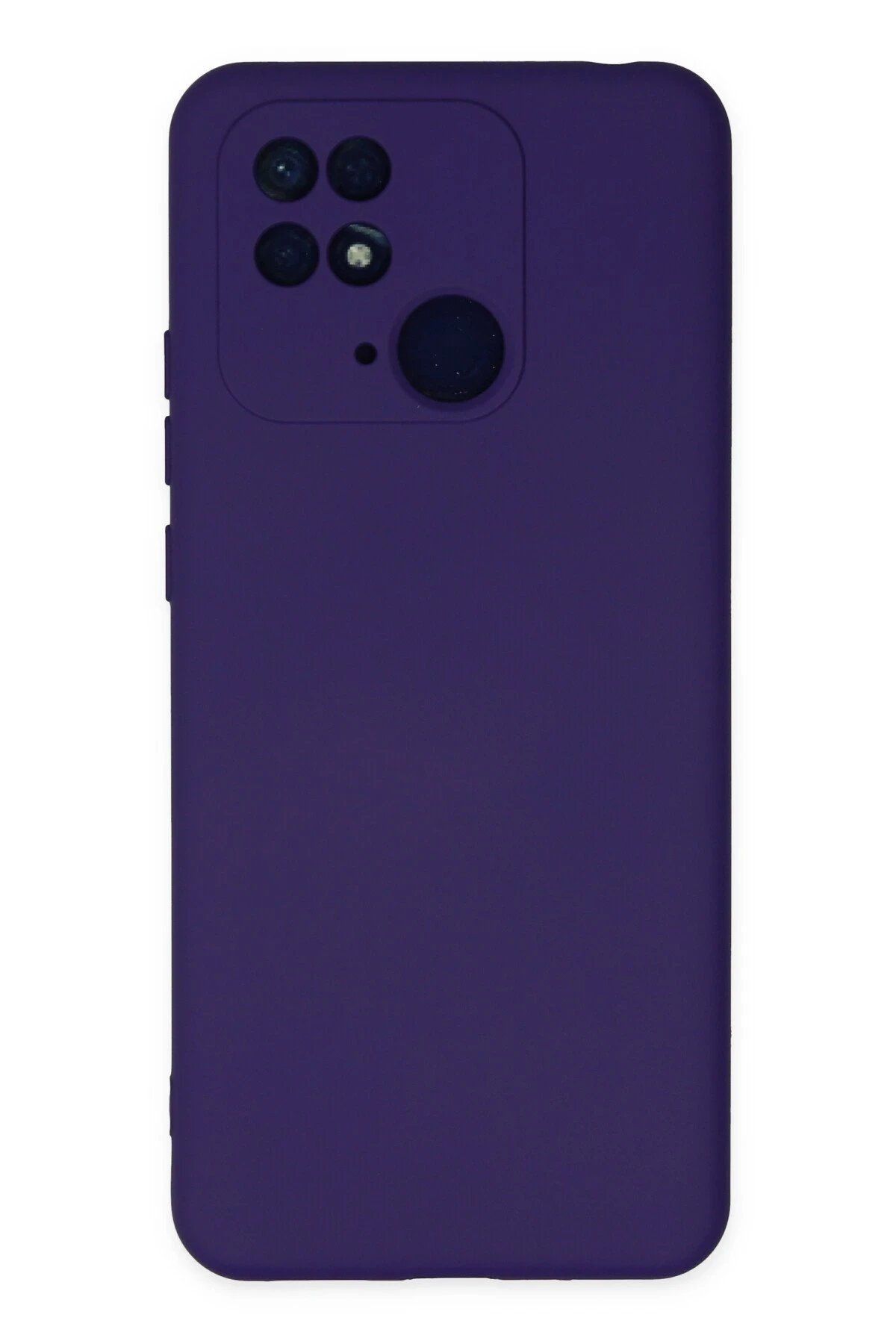 nerede bulurum Newface Xiaomi Redmi 10C Kılıf Nano içi Kadife Silikon - Mor