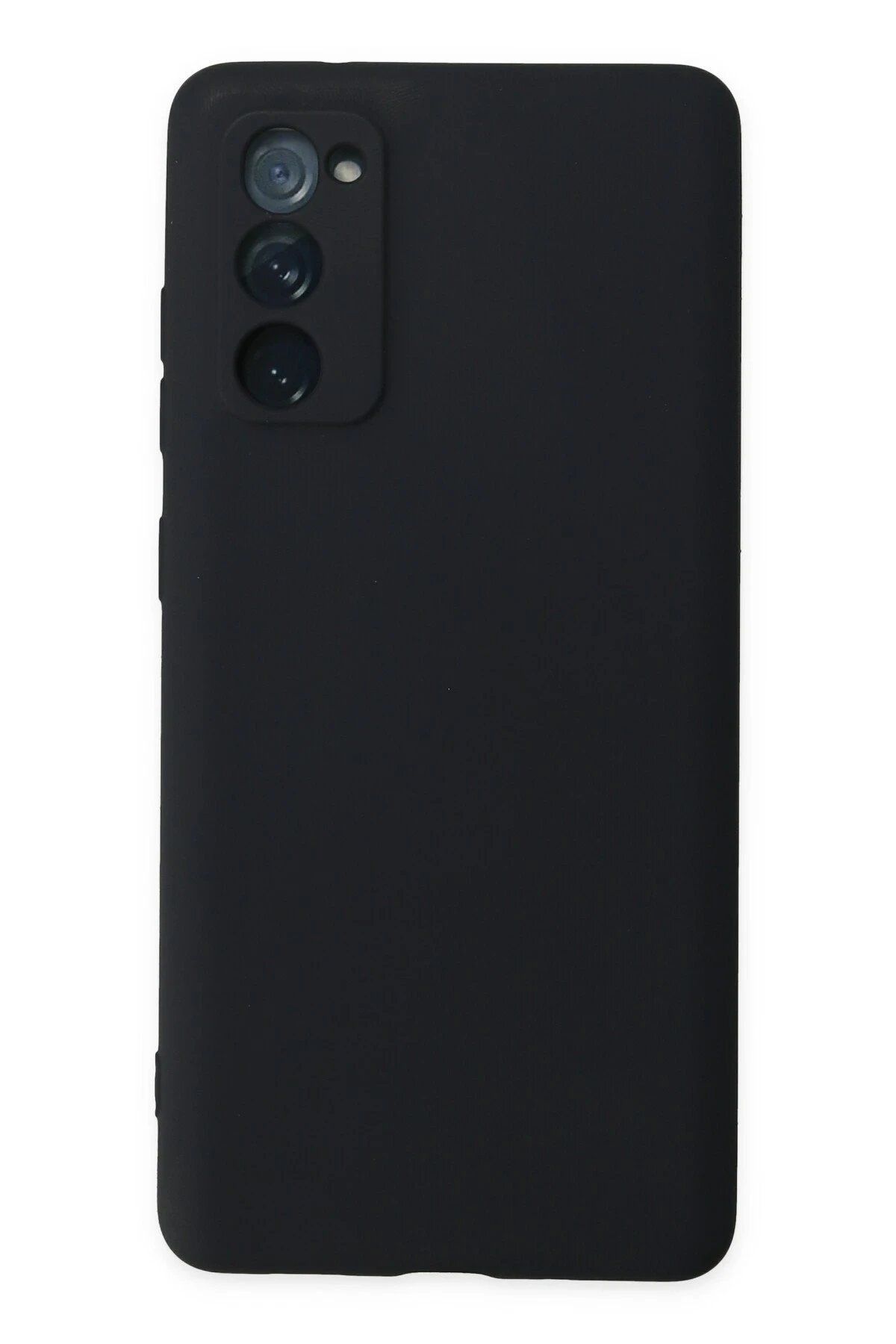 CepteToptan Newface Samsung Galaxy S20 FE Kılıf Nano içi Kadife Silikon - Lacivert
