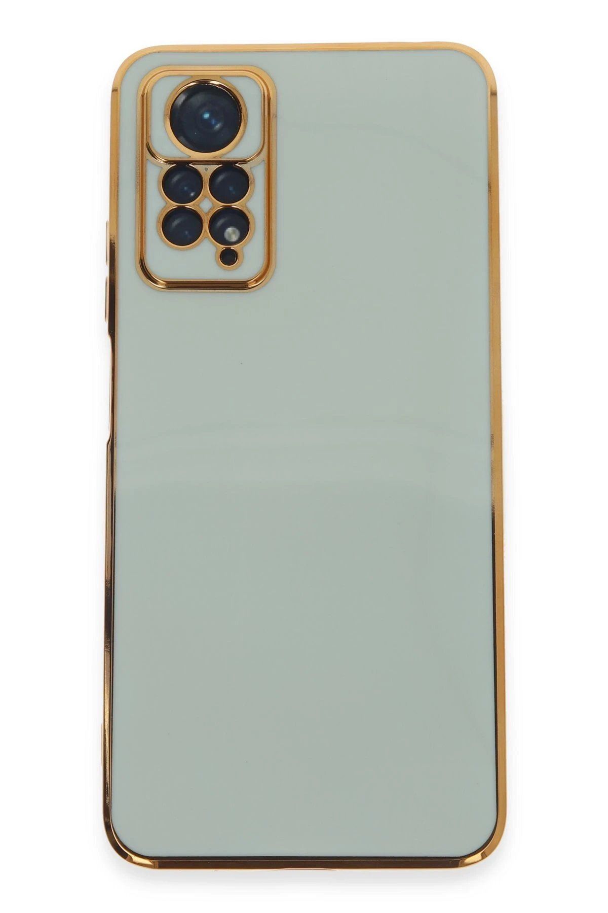 ENEFENDİ Newface Xiaomi Redmi Note 12 Pro 4G Kılıf Volet Silikon - Açık Yeşil