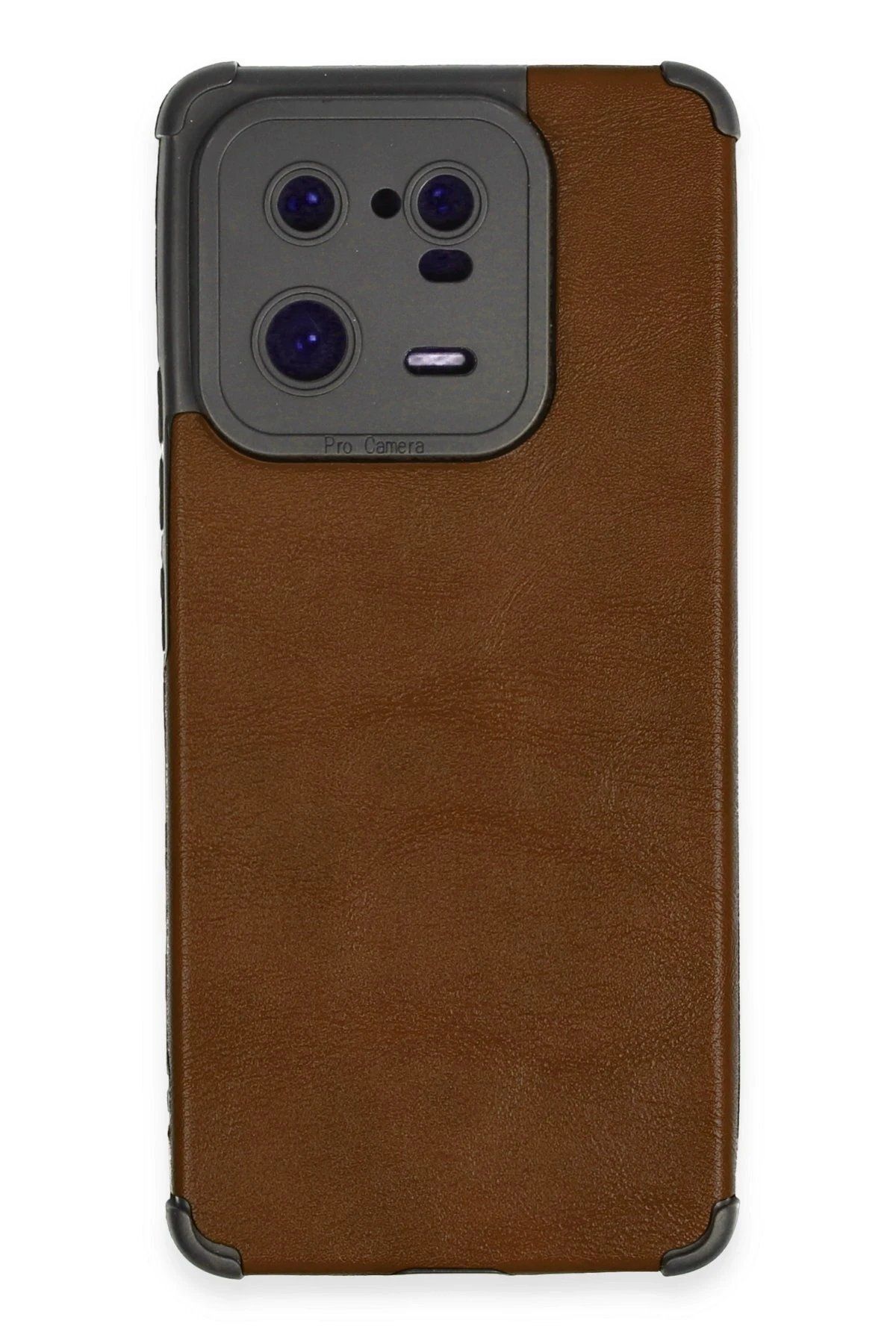 CepteToptan Newface Xiaomi Mi 13 Pro Kılıf Loop Deri Silikon - Kahverengi