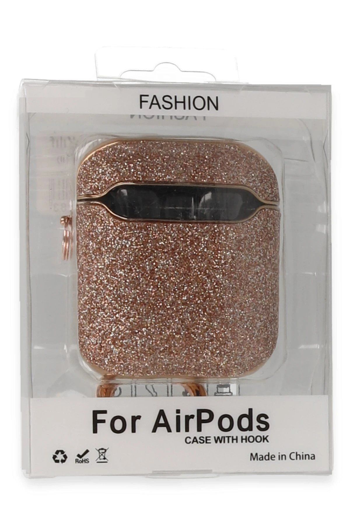 CepteToptan Newface Airpods 2 (2.nesil) Spell Simli Kılıf - Rose Gold