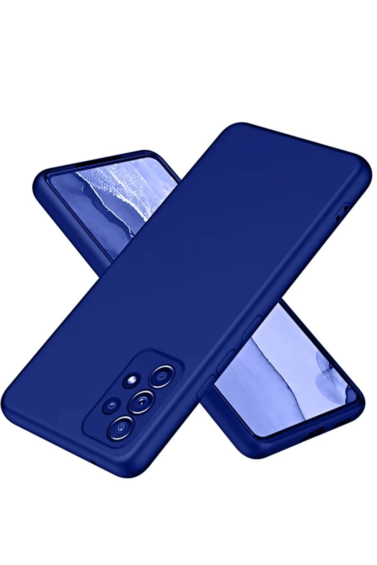 CepteToptan Newface Samsung Galaxy A32 Kılıf First Silikon - Lacivert