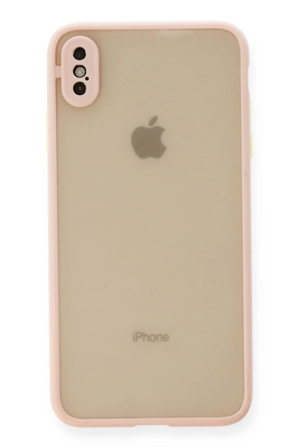 CepteToptan Newface iPhone X Kılıf Montreal Silikon Kapak - Pembe