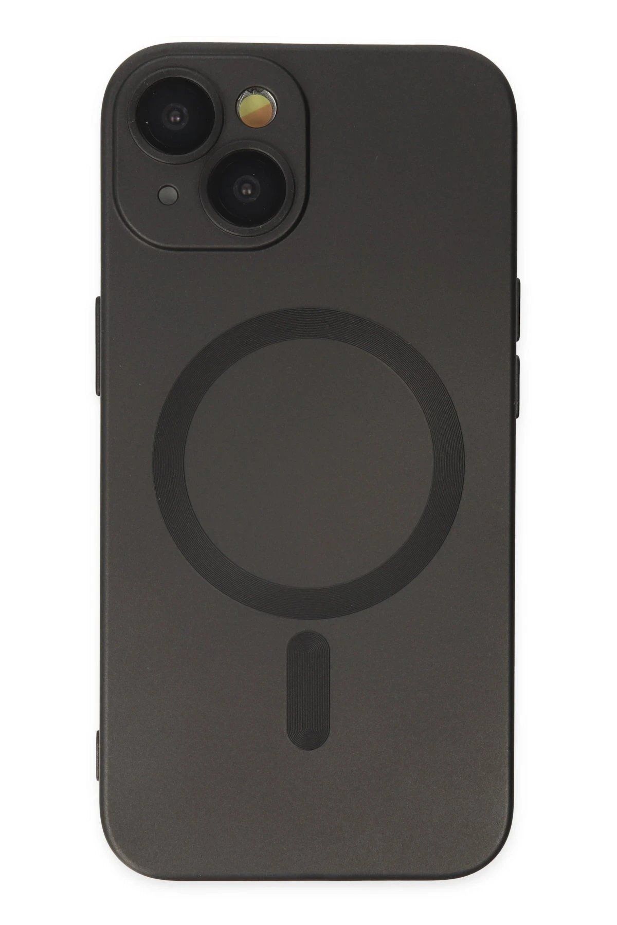 Balesso Newface Iphone 14 Plus Kılıf Moshi Lens Magneticsafe Silikon - Siyah