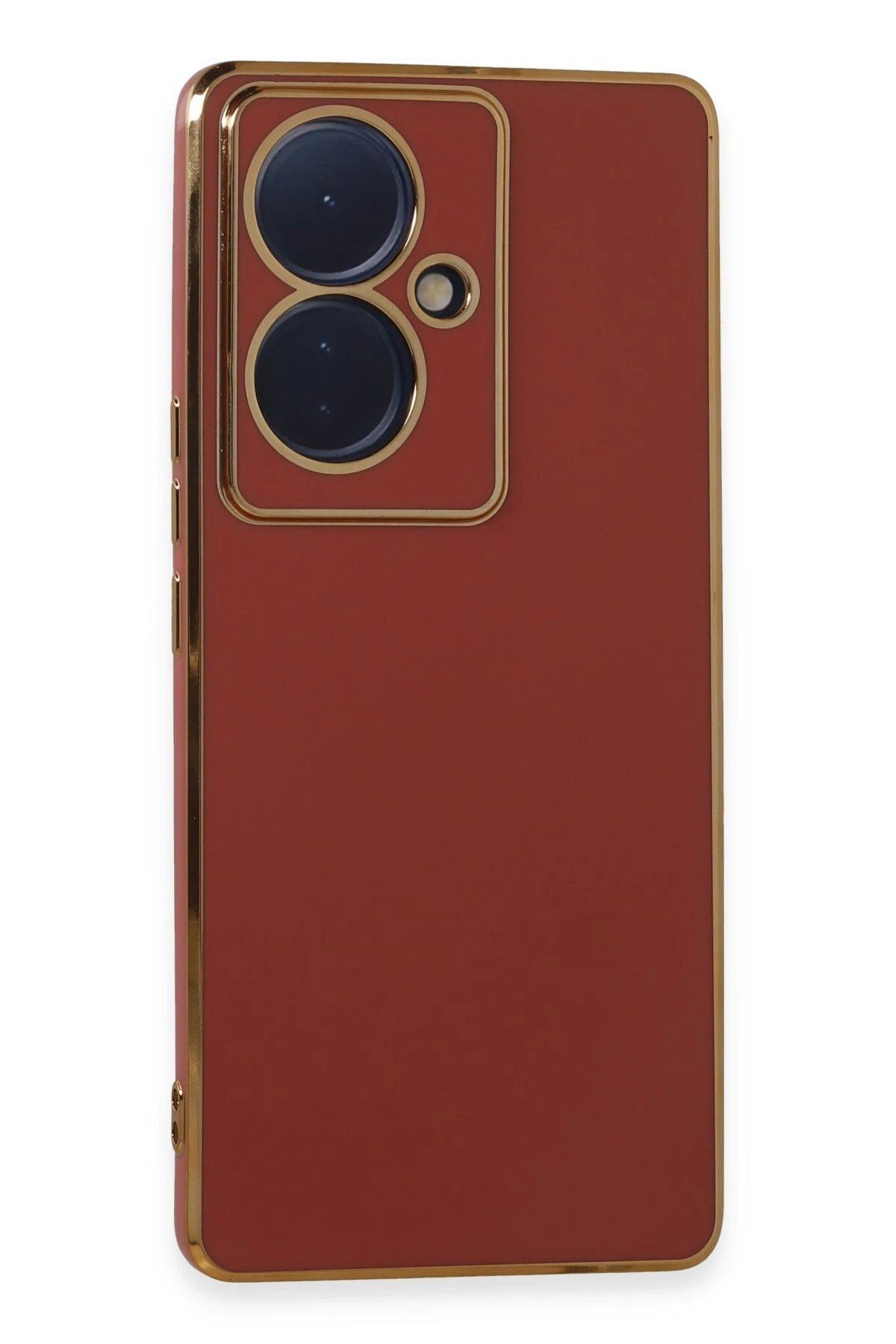CepteToptan Newface Vivo V29 Lite Kılıf Volet Silikon - Kırmızı