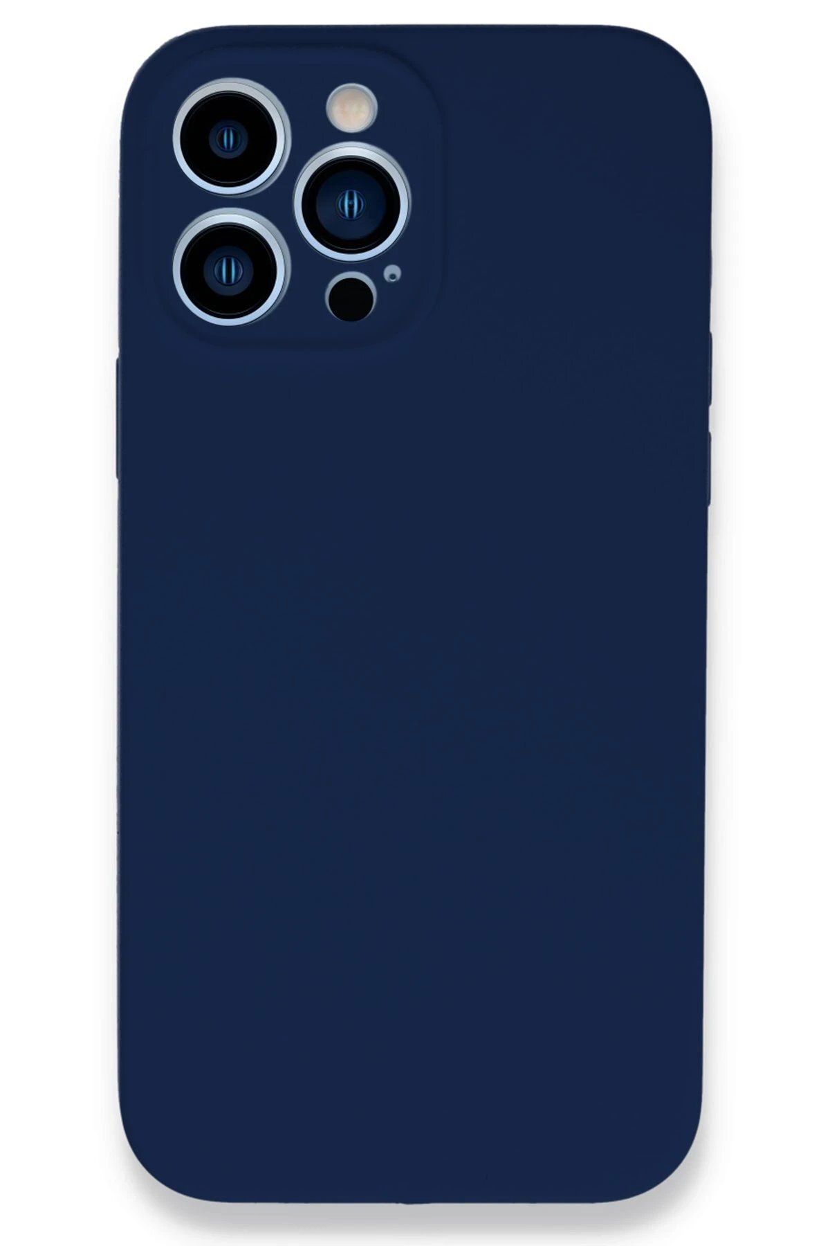 CepteToptan Newface iPhone 13 Pro Kılıf Lansman Legant Silikon - Lacivert