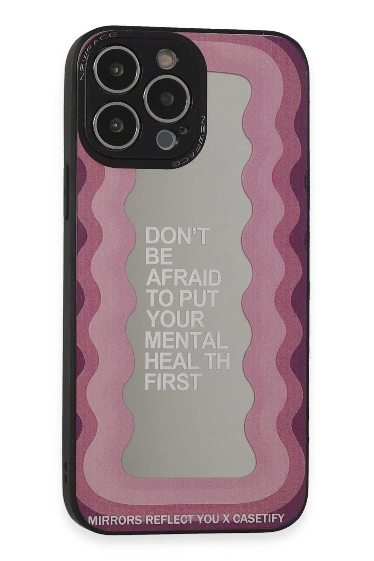 CepteToptan Newface iPhone 13 Pro Max Kılıf Mirror Desenli Kapak - Mirror - 11